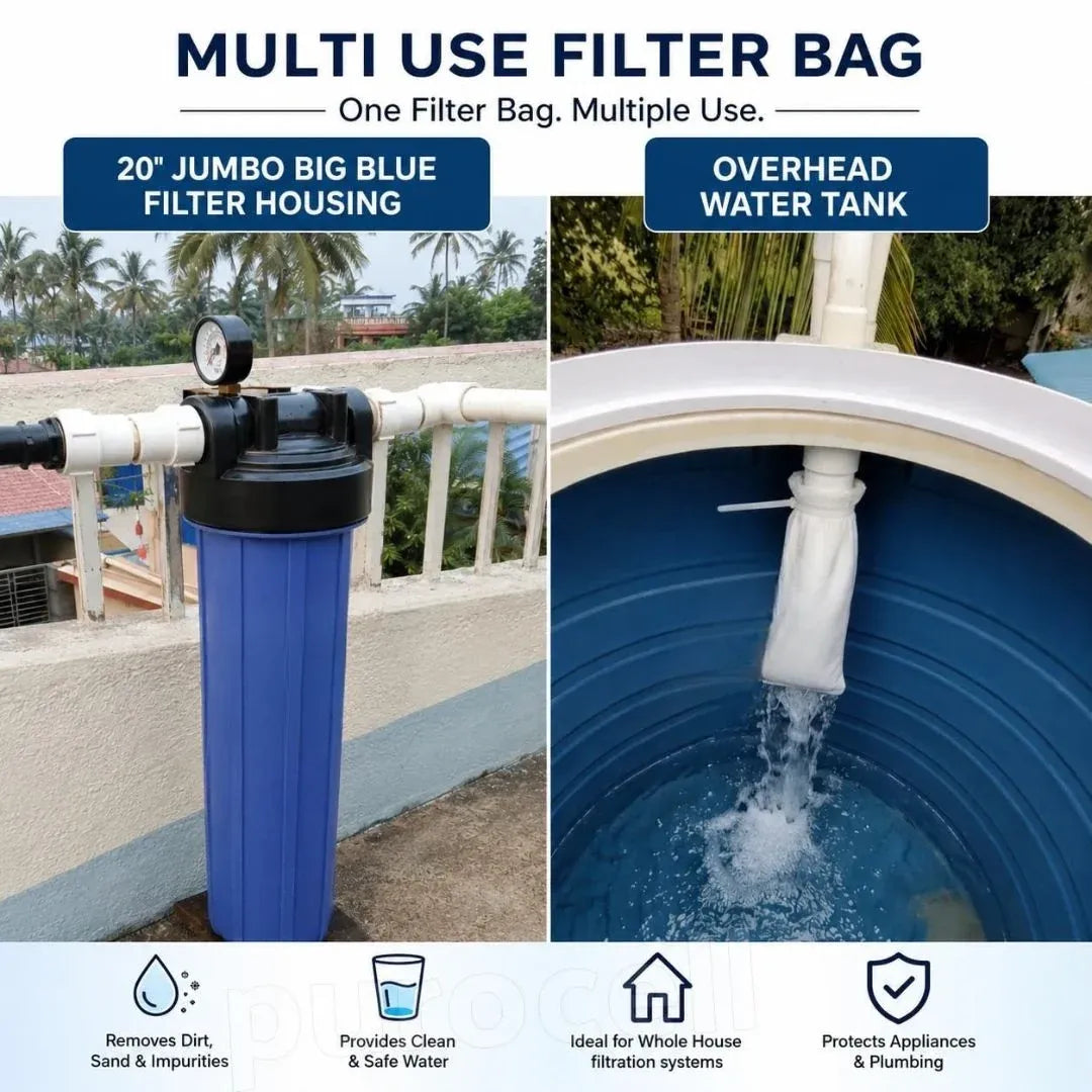5 Micron Bag Filter for Water Tank (BUY 1 GET 1 FREE )