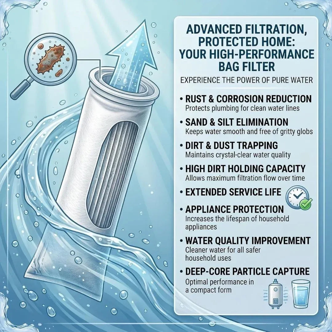 5 Micron Bag Filter for Water Tank (BUY 1 GET 1 FREE )